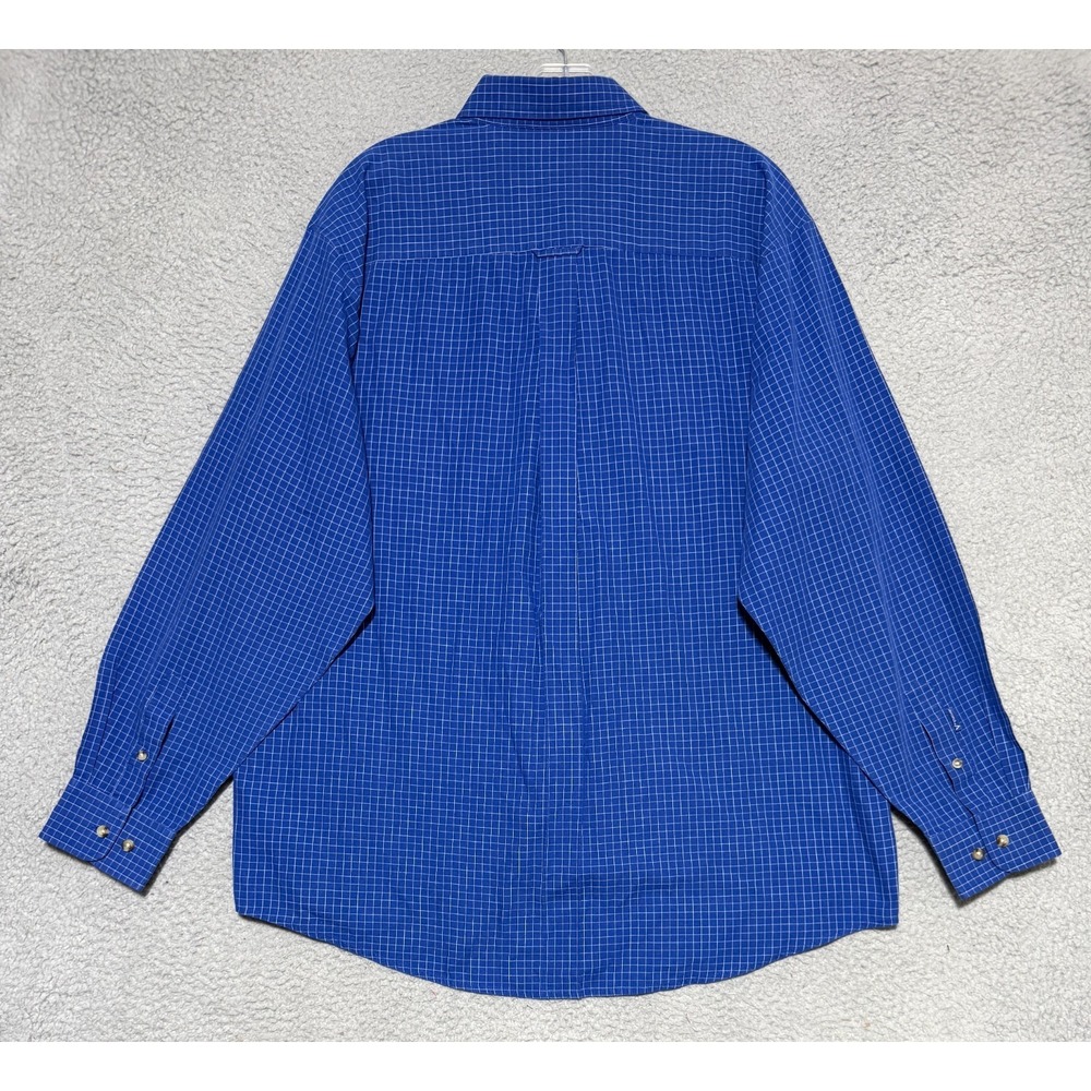 Antigua x UCLA Bruins long sleeve button up check shirt Mens Size Large Blue - Picture 4 of 7